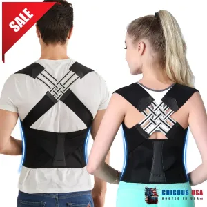 Fully Adjustable Posture Corrector -  Improve Spine Clavicle Brace Posture Vest Back Posture Corrector Belt