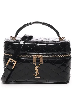 Gaby leather vanity case