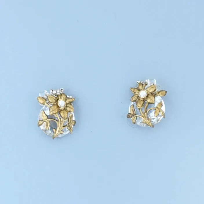 Geranium Glass Earrings