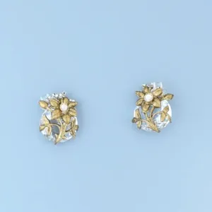 Geranium Glass Earrings