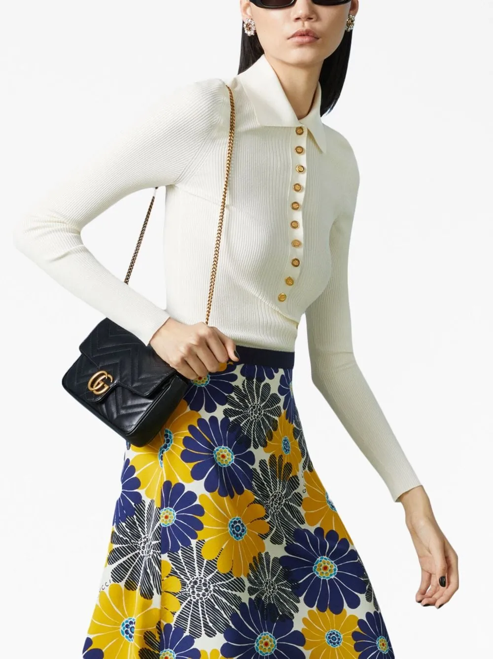 Gg marmont leather mini bag