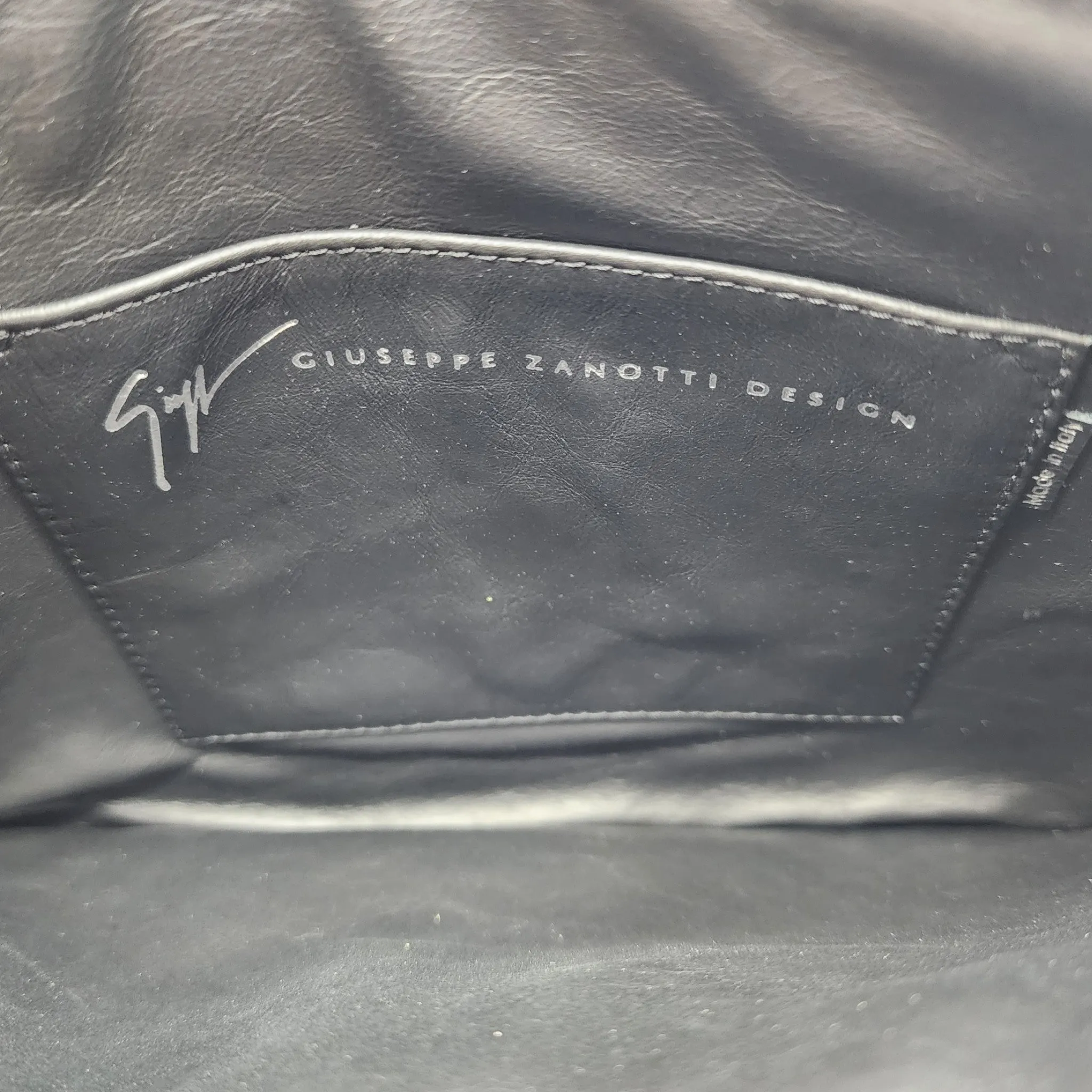 Giuseppe Zanotti Clutch Bag - Suede - Green