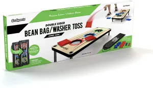 GO SPORTS DOUBLE SIDED BEAN BAG & WASHER TOSS COMBO GAME!