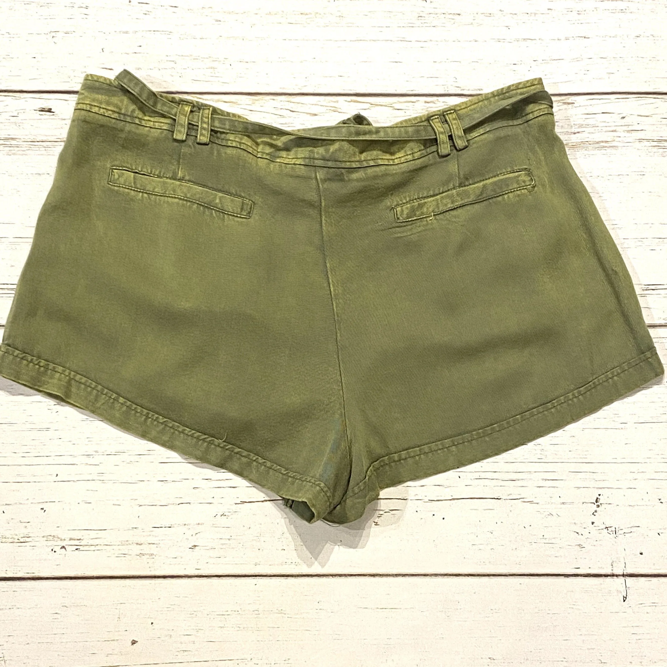 Green Drawstring Shorts