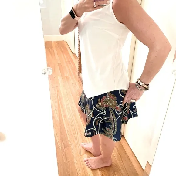 Gretchen Scott Paisley Patterned Skirt