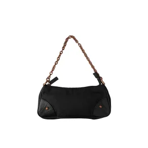 Gucci Black Monogram Mini Shoulder Bag