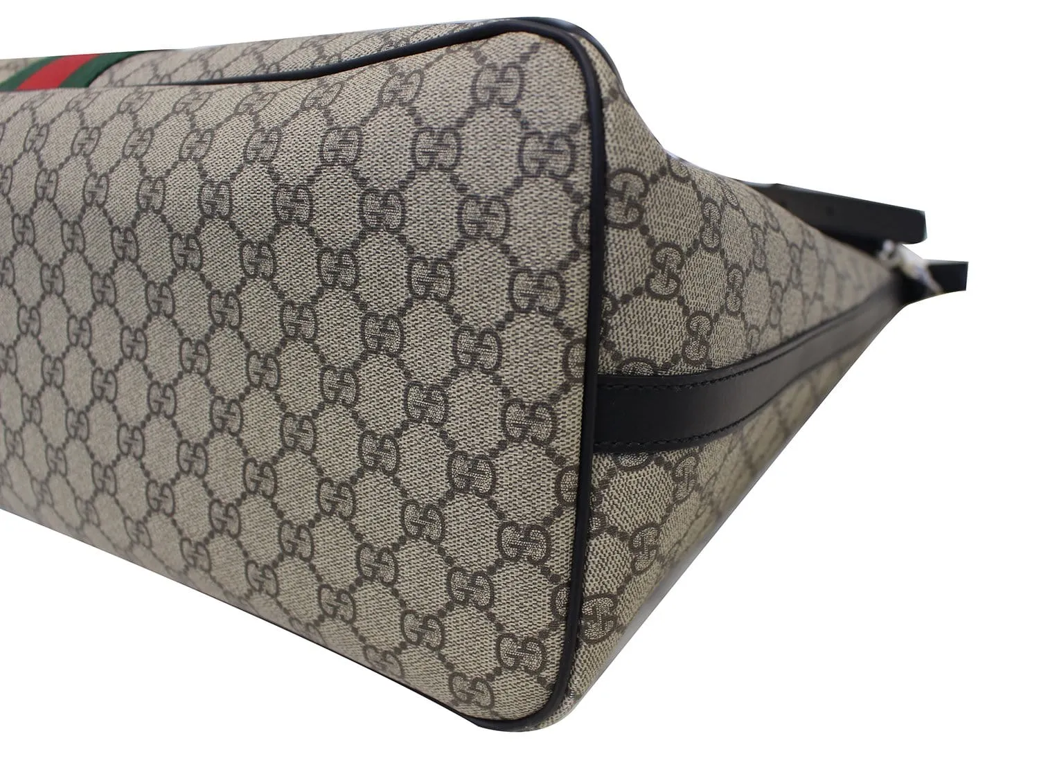 GUCCI GG Supreme Canvas Web Duffle Bag 353406