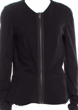 Haider Ackermann Belgium. Black Zippered Jacket