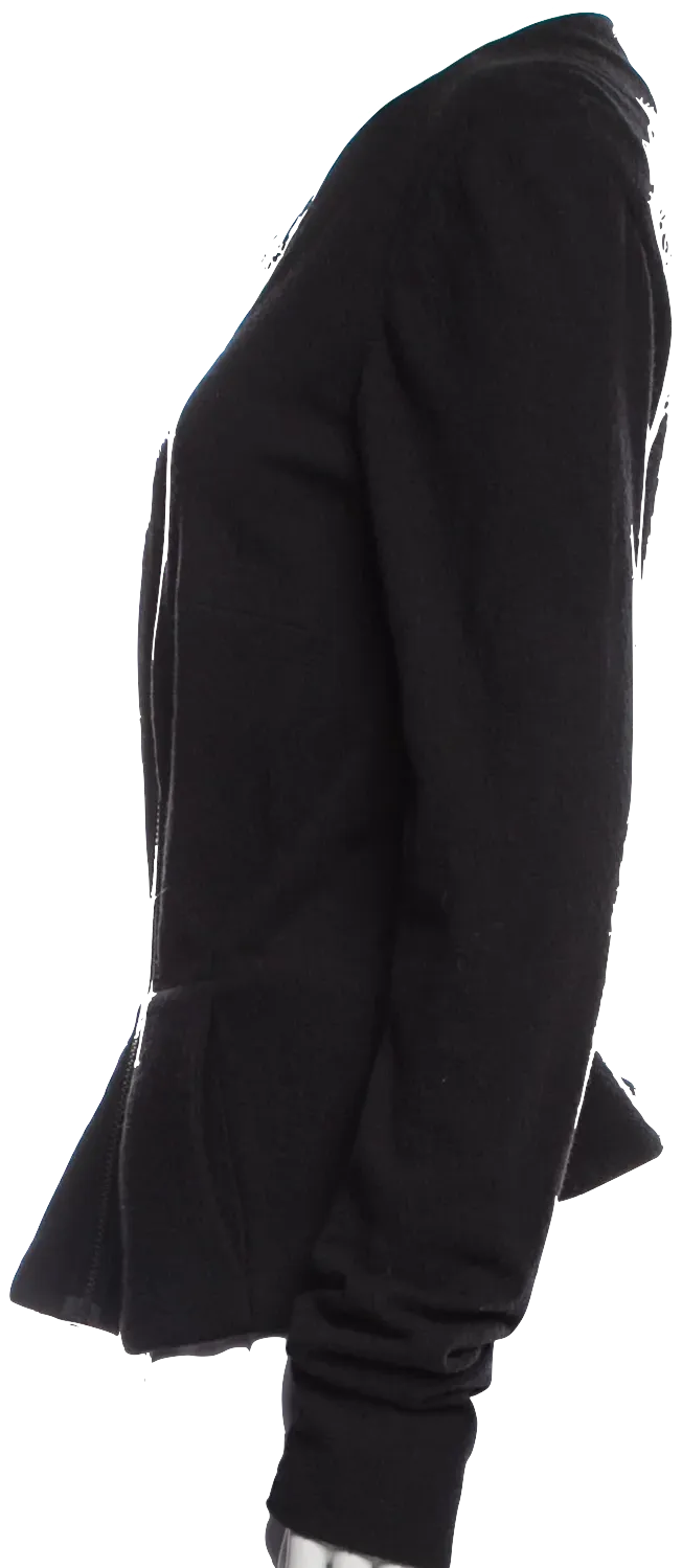 Haider Ackermann Belgium. Black Zippered Jacket