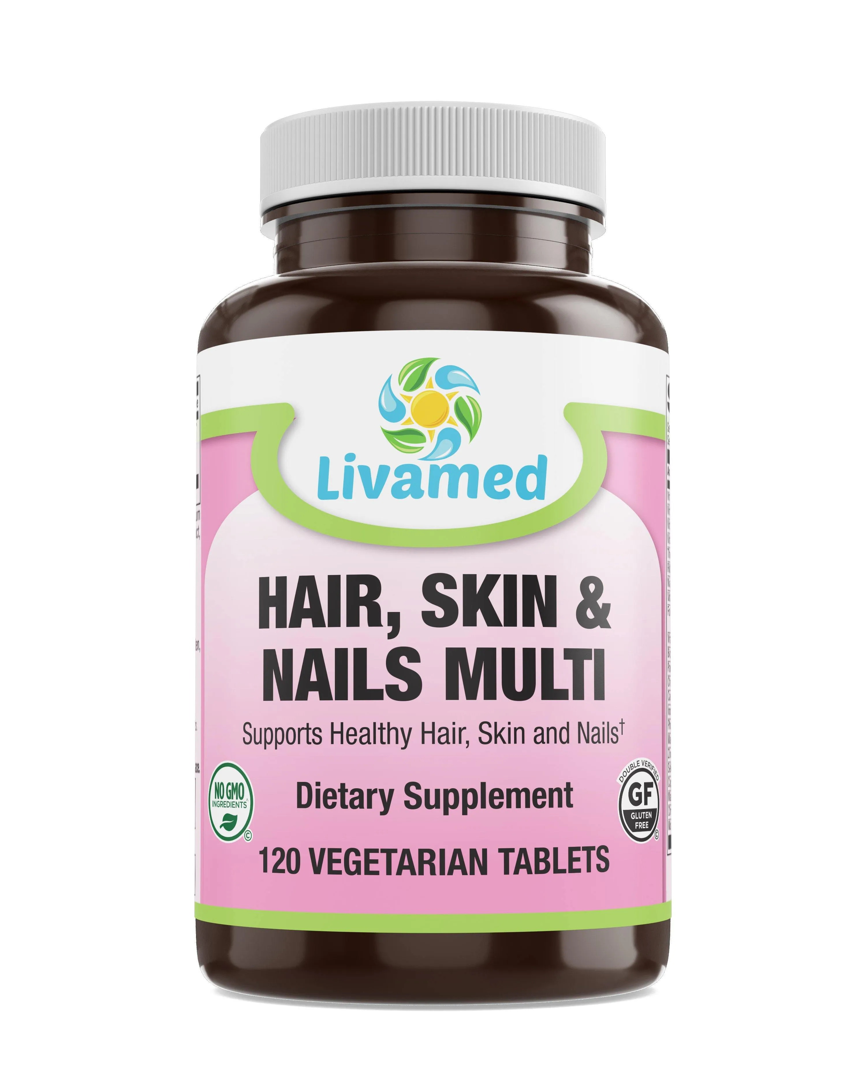 Hair, Skin & Nails Multivitamin with Trace Minerals Veg Tabs