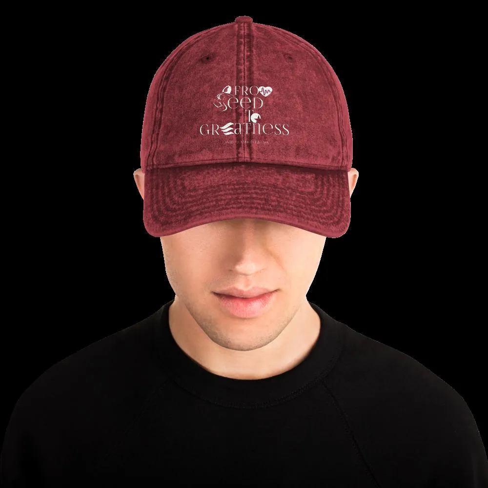 Hashtag F&F From Seed Vintage Cotton Twill Cap