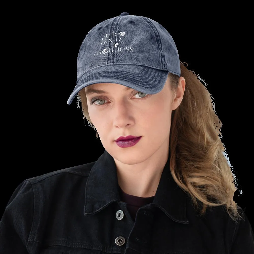 Hashtag F&F From Seed Vintage Cotton Twill Cap