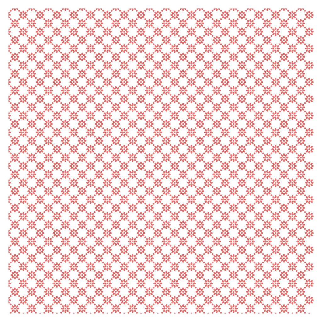 Hawaiian Prints Blue Coral Brown Adhesive Vinyl Sheet