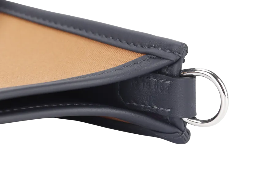 HERMES NEO EVELYN 16 STAMP W (2024) IN DUNE-CASSAS-CABAN COLOR , CANVAS AND SWIFT LEATHER WITH DUST COVER AND BOX