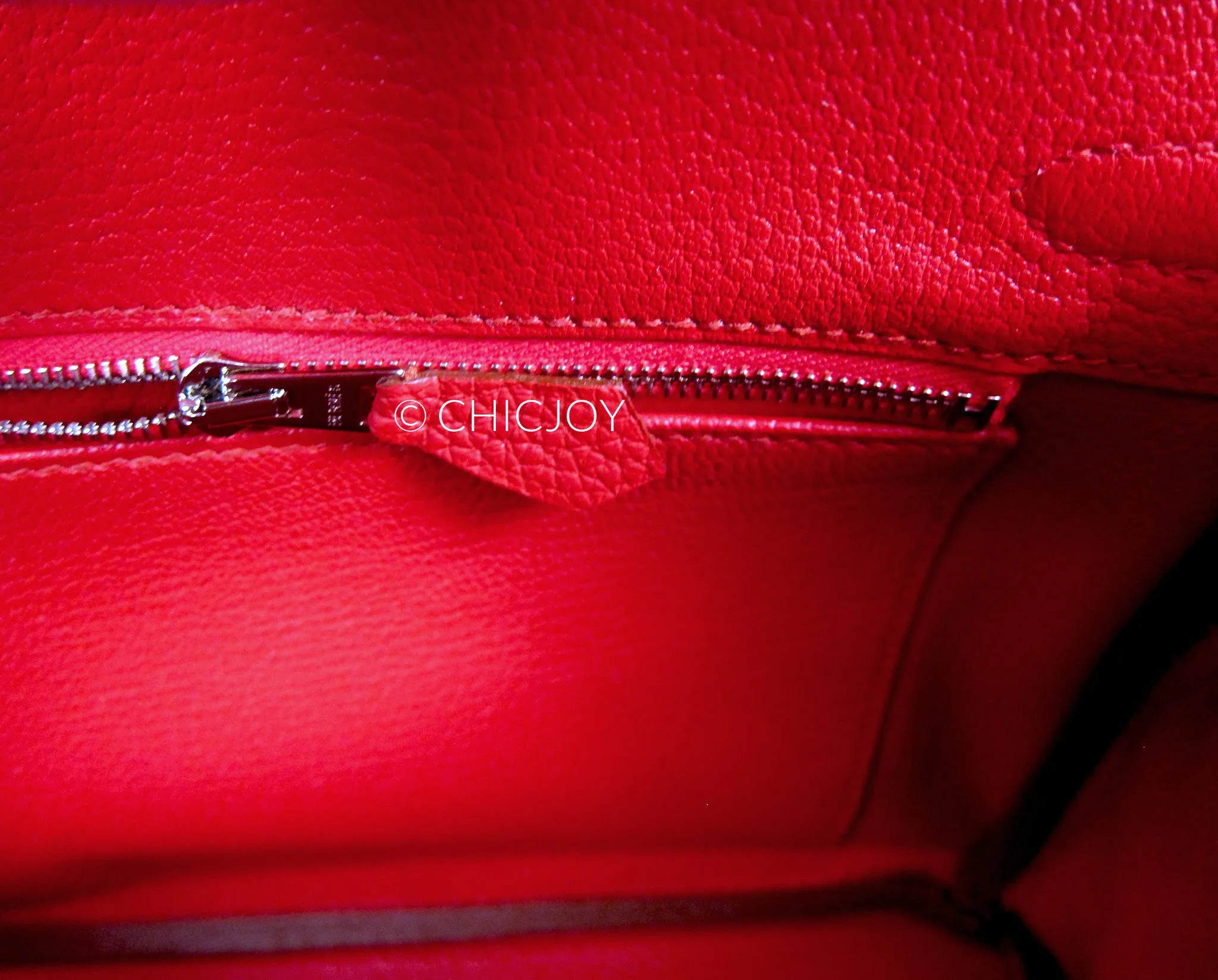 Hermes Vermillion Red 25cm Birkin PHW