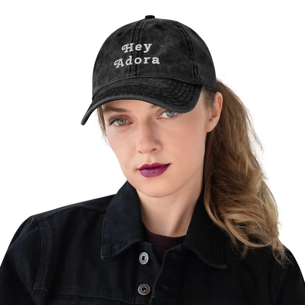 Hey Adora She Ra Hat She-Ra And The Princess of Power Catra Vintage Cotton Twill Cap