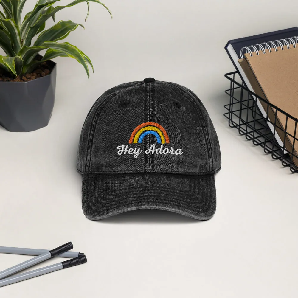 Hey Adora She Ra Hat, She-Ra And The Princess of Power, Catra Vintage Cotton Twill Cap