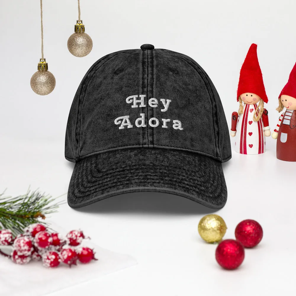 Hey Adora She Ra Hat She-Ra And The Princess of Power Catra Vintage Cotton Twill Cap
