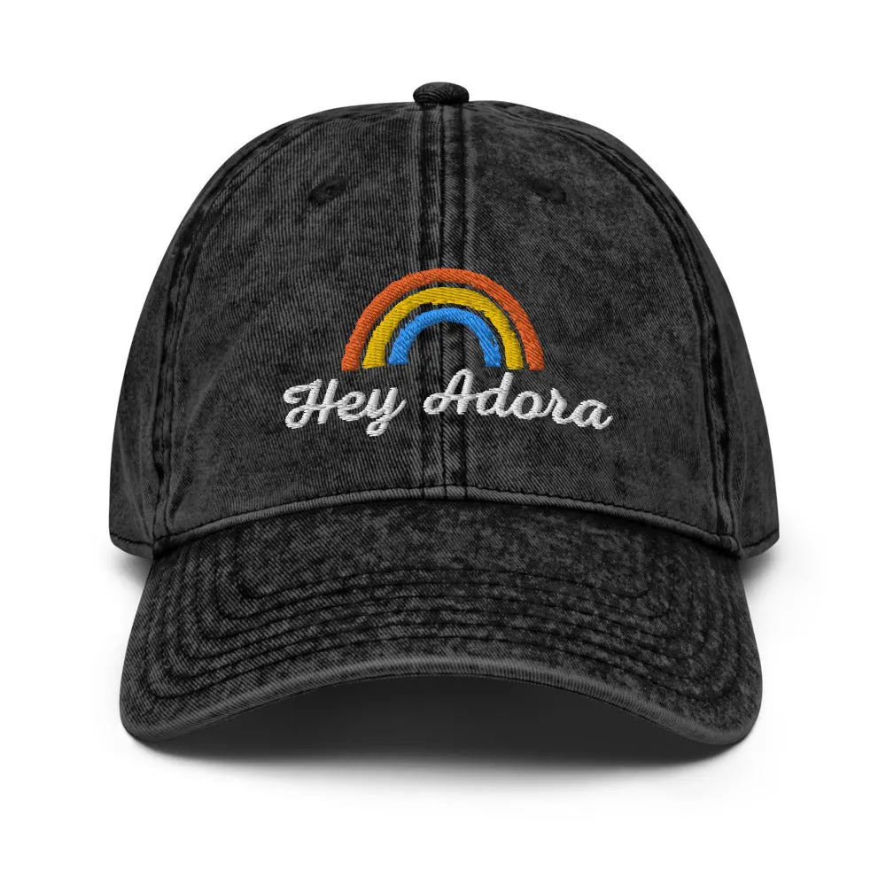 Hey Adora She Ra Hat, She-Ra And The Princess of Power, Catra Vintage Cotton Twill Cap