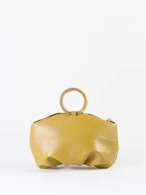 horn ring pochette - chartreuse