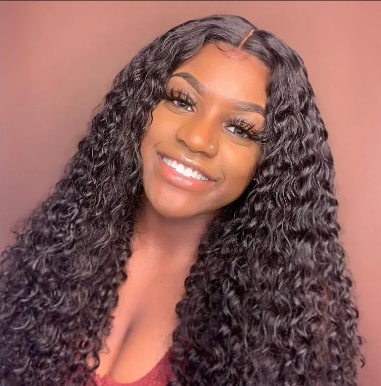 Indian Deep Wave Bundles With 4×4 Closure 10A Grade 100% Human Remy Hair MYLOCKME