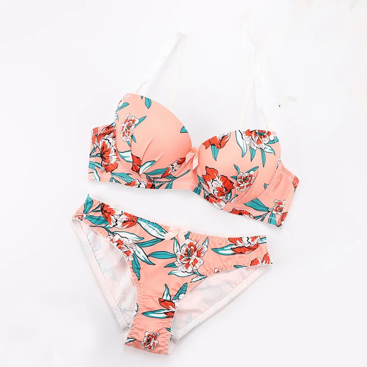 INSTOCK-Changlizi new bra set for women with less steel ring