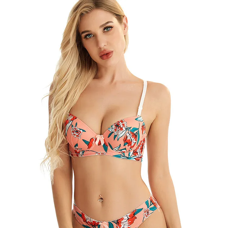 INSTOCK-Changlizi new bra set for women with less steel ring