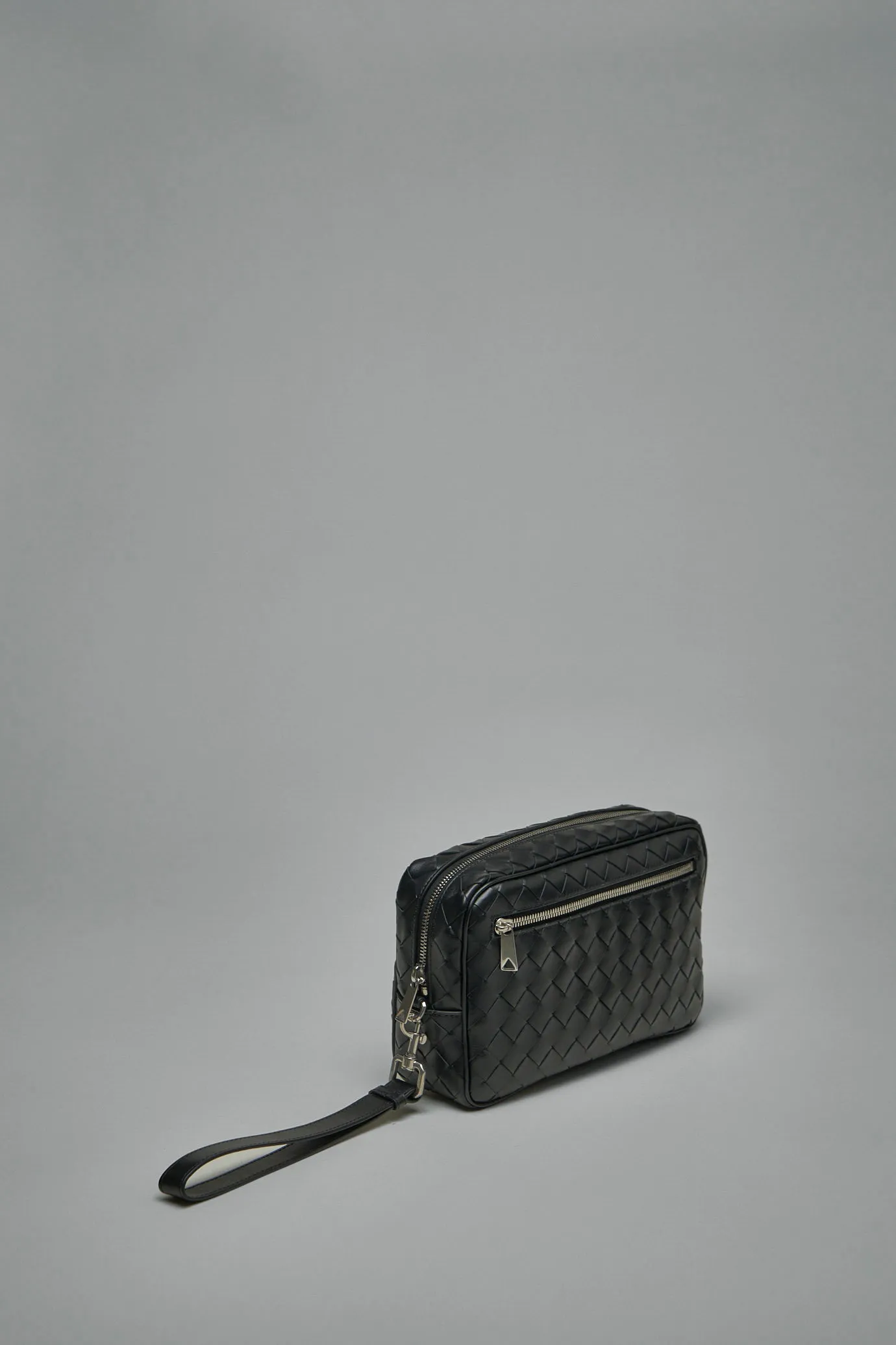 Intrecciato Pouch With Wristlet