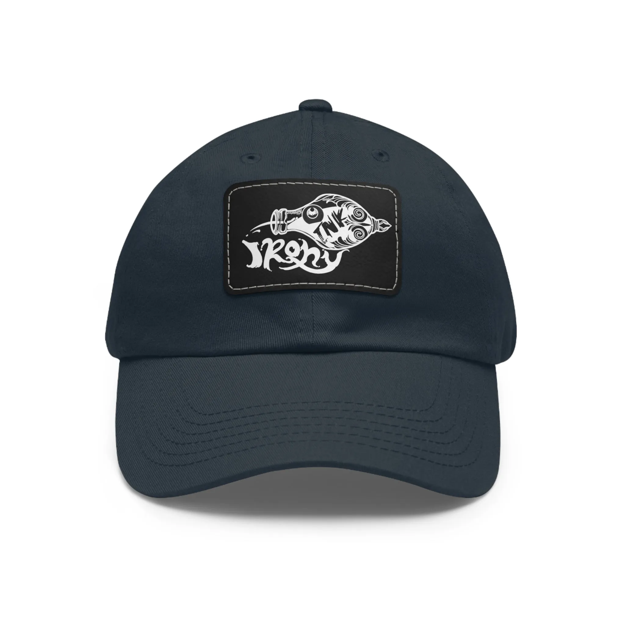 Irony and Ink - Leather Patch Hat