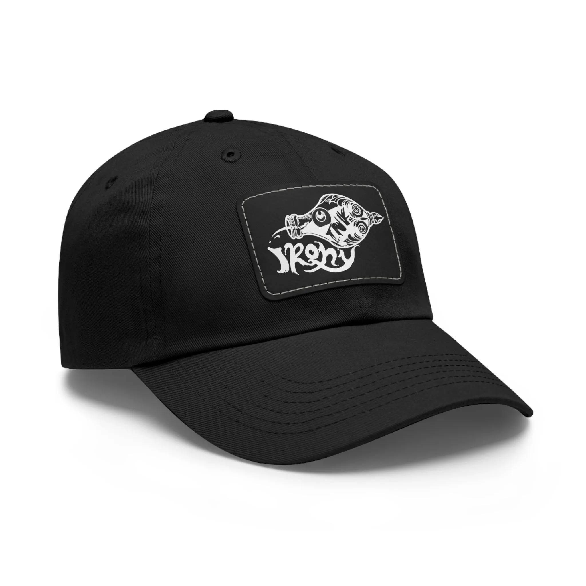 Irony and Ink - Leather Patch Hat