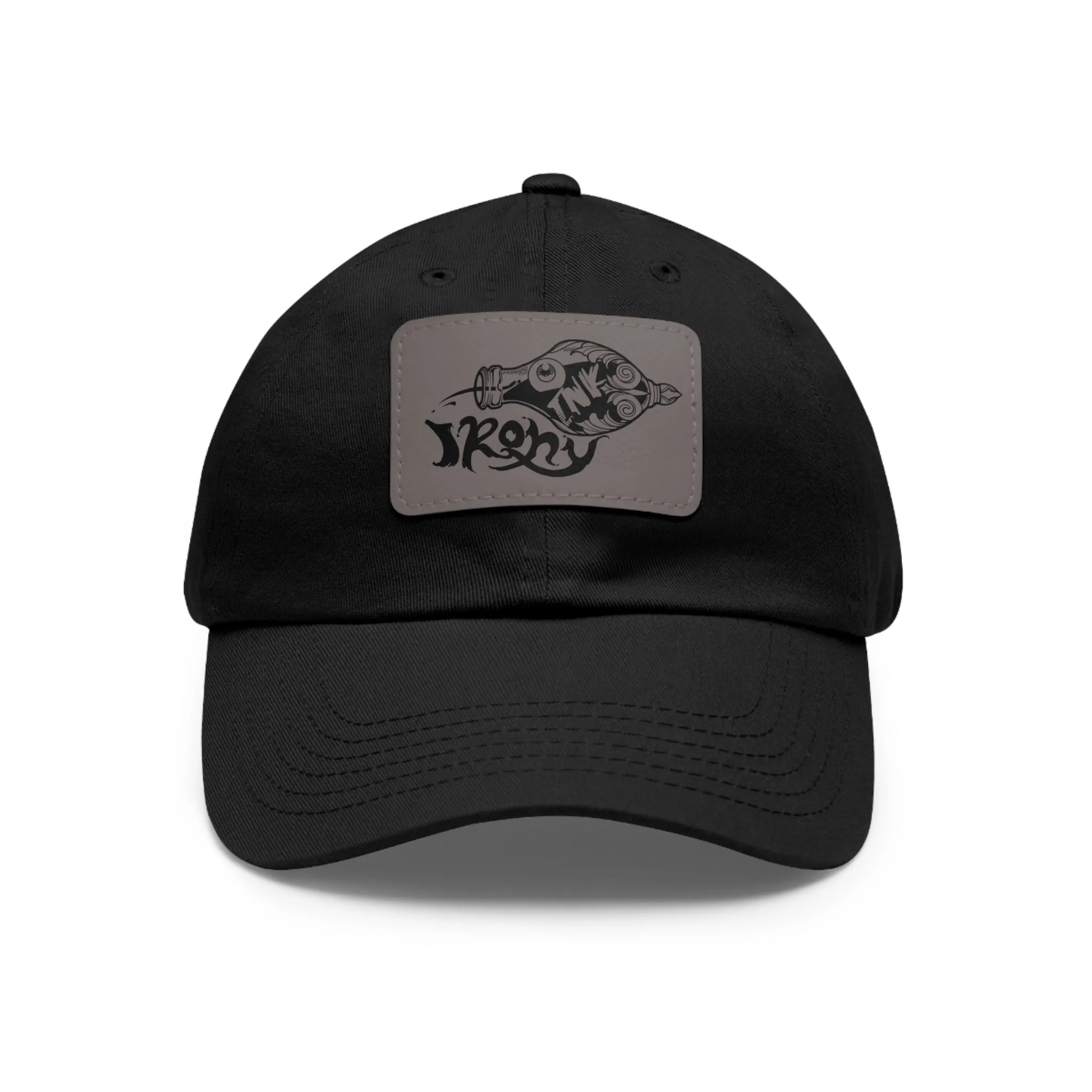 Irony and Ink - Leather Patch Hat