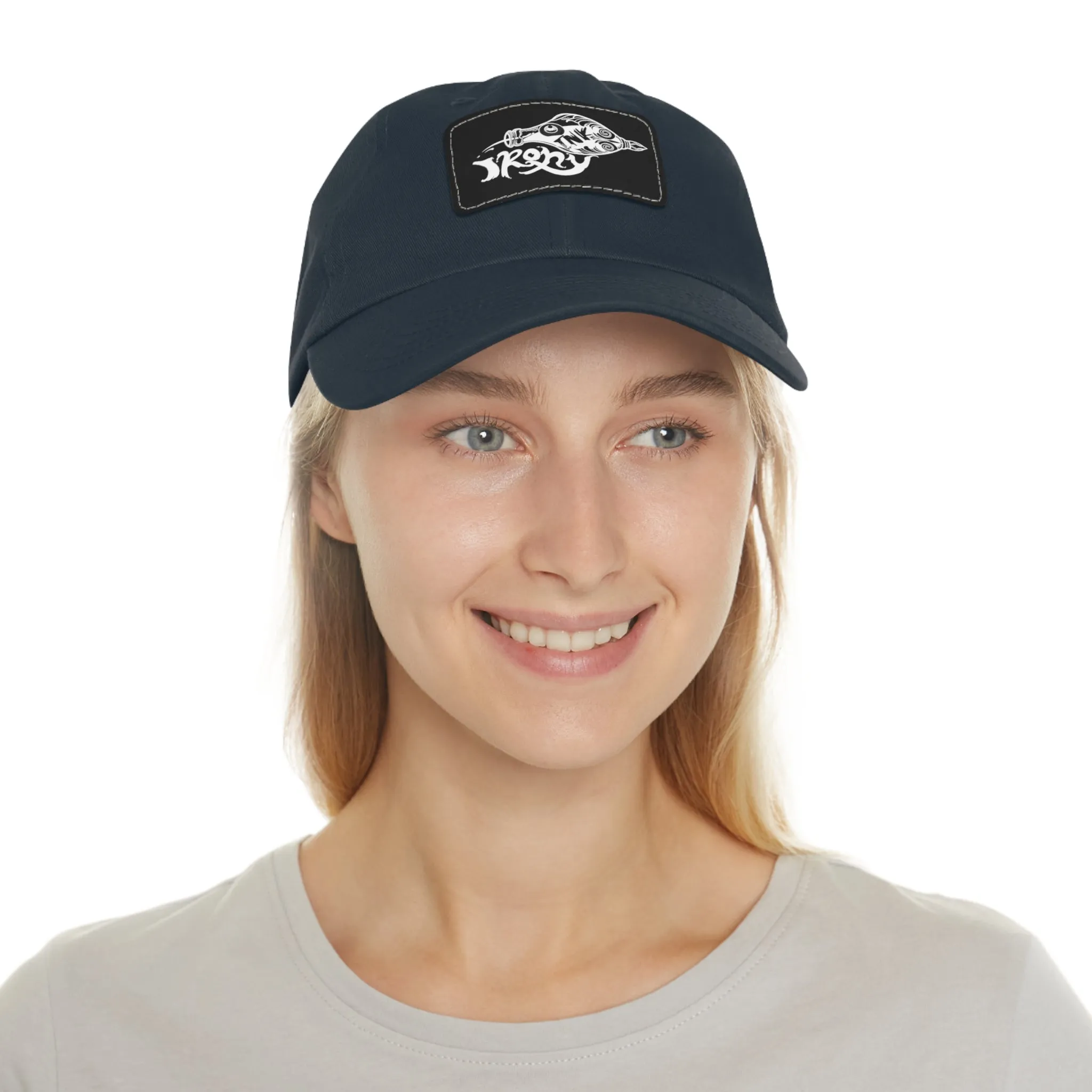 Irony and Ink - Leather Patch Hat