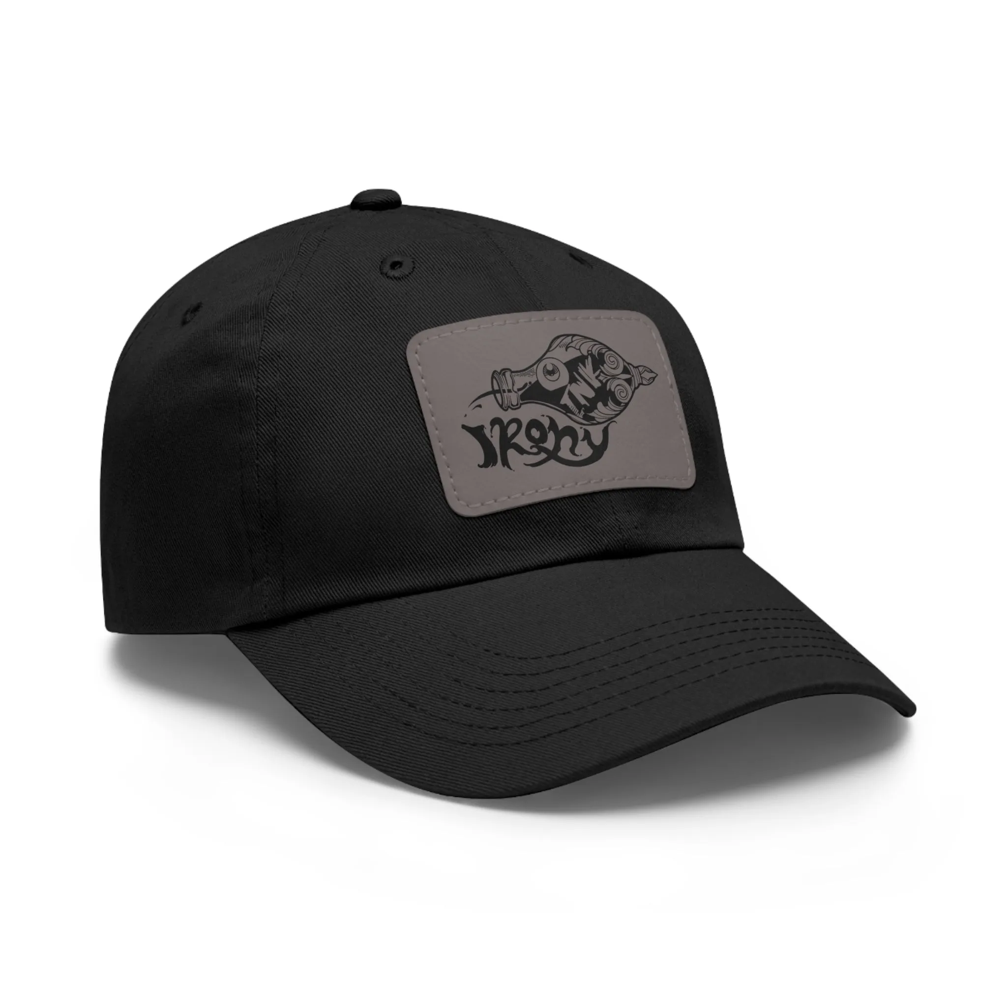 Irony and Ink - Leather Patch Hat