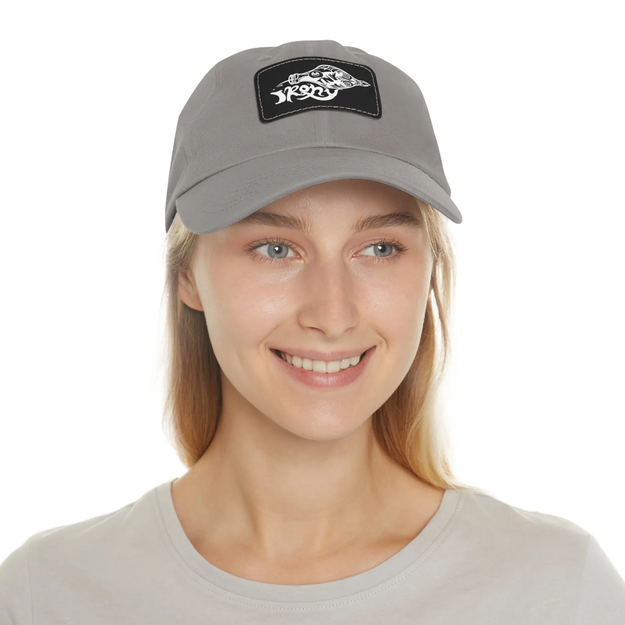 Irony and Ink - Leather Patch Hat