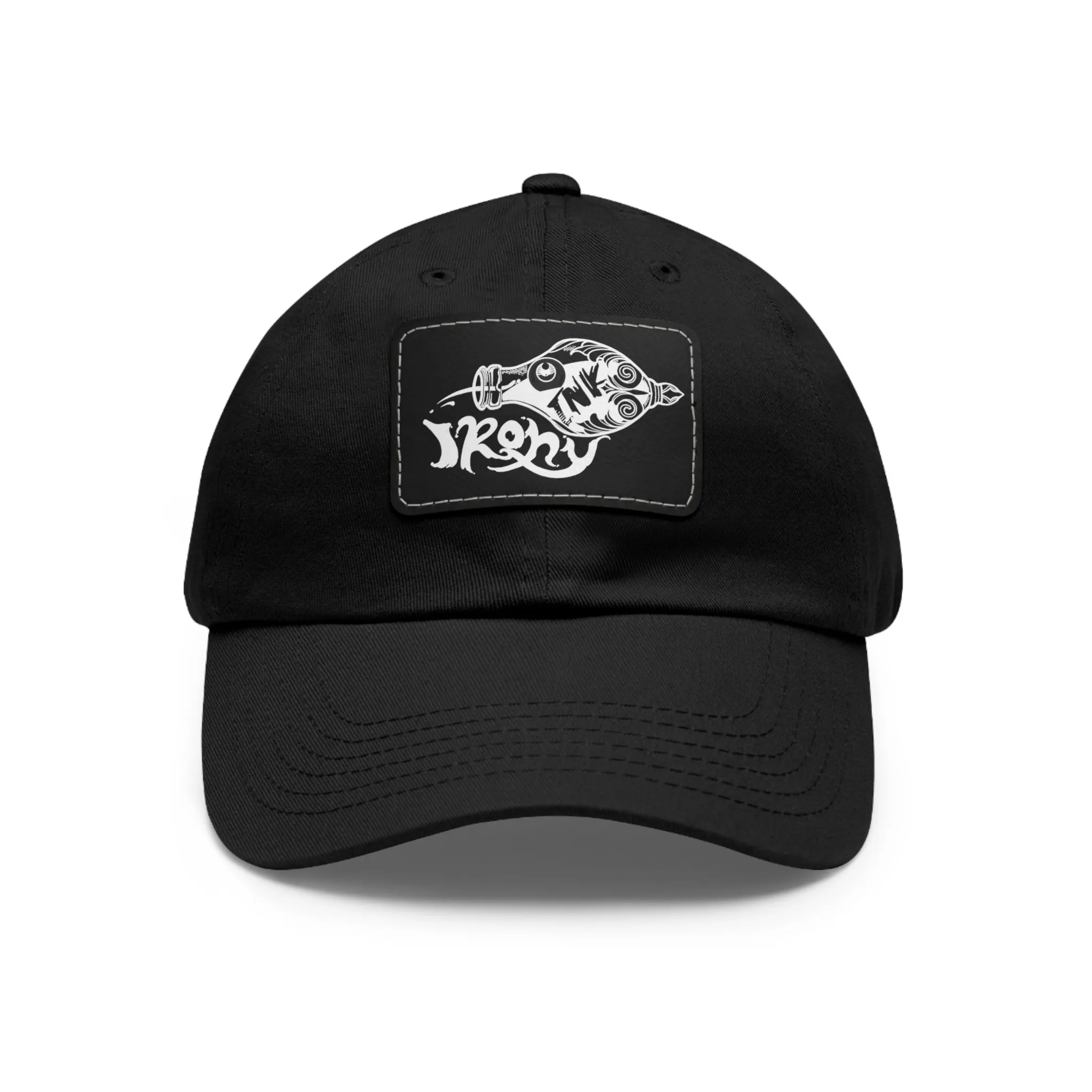 Irony and Ink - Leather Patch Hat