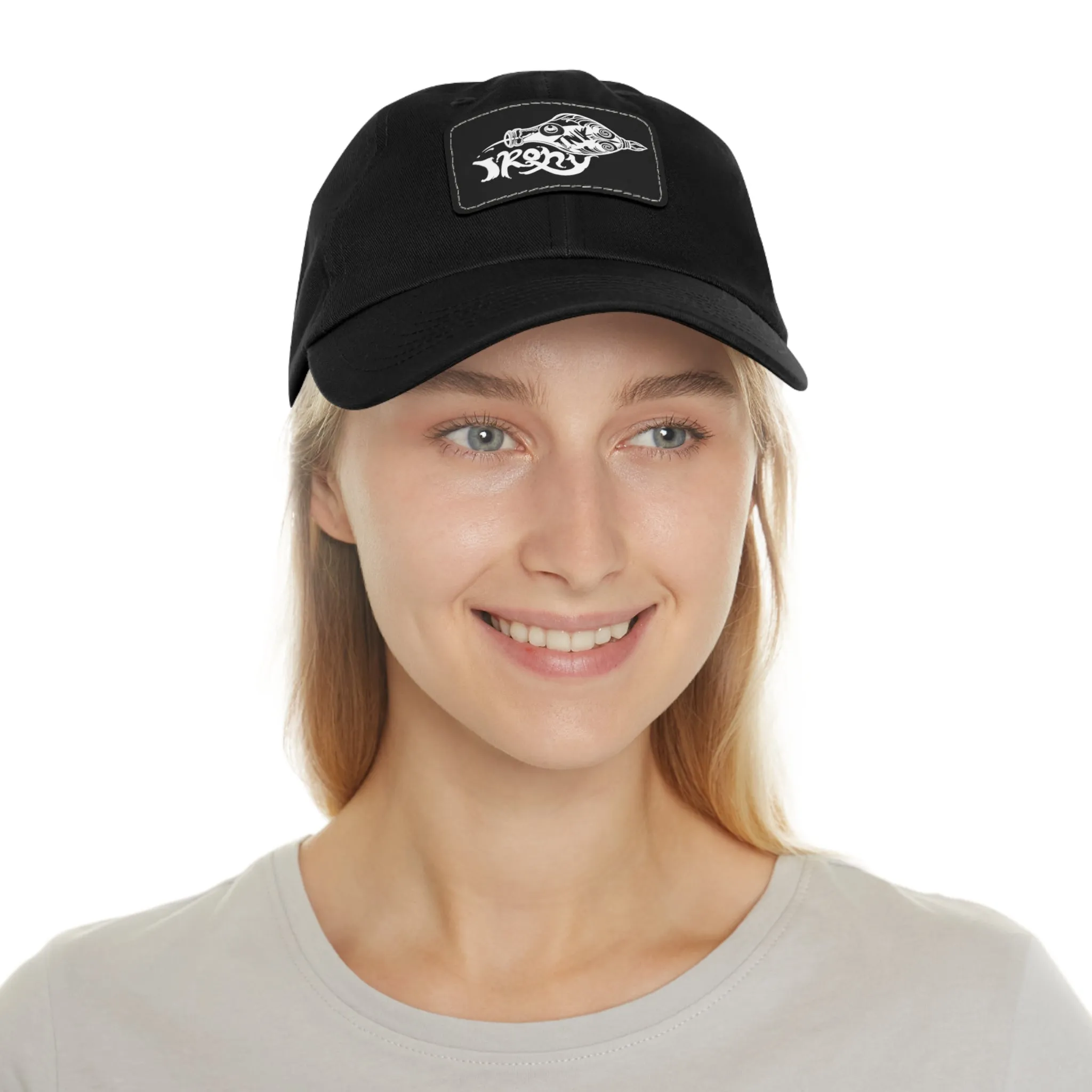 Irony and Ink - Leather Patch Hat