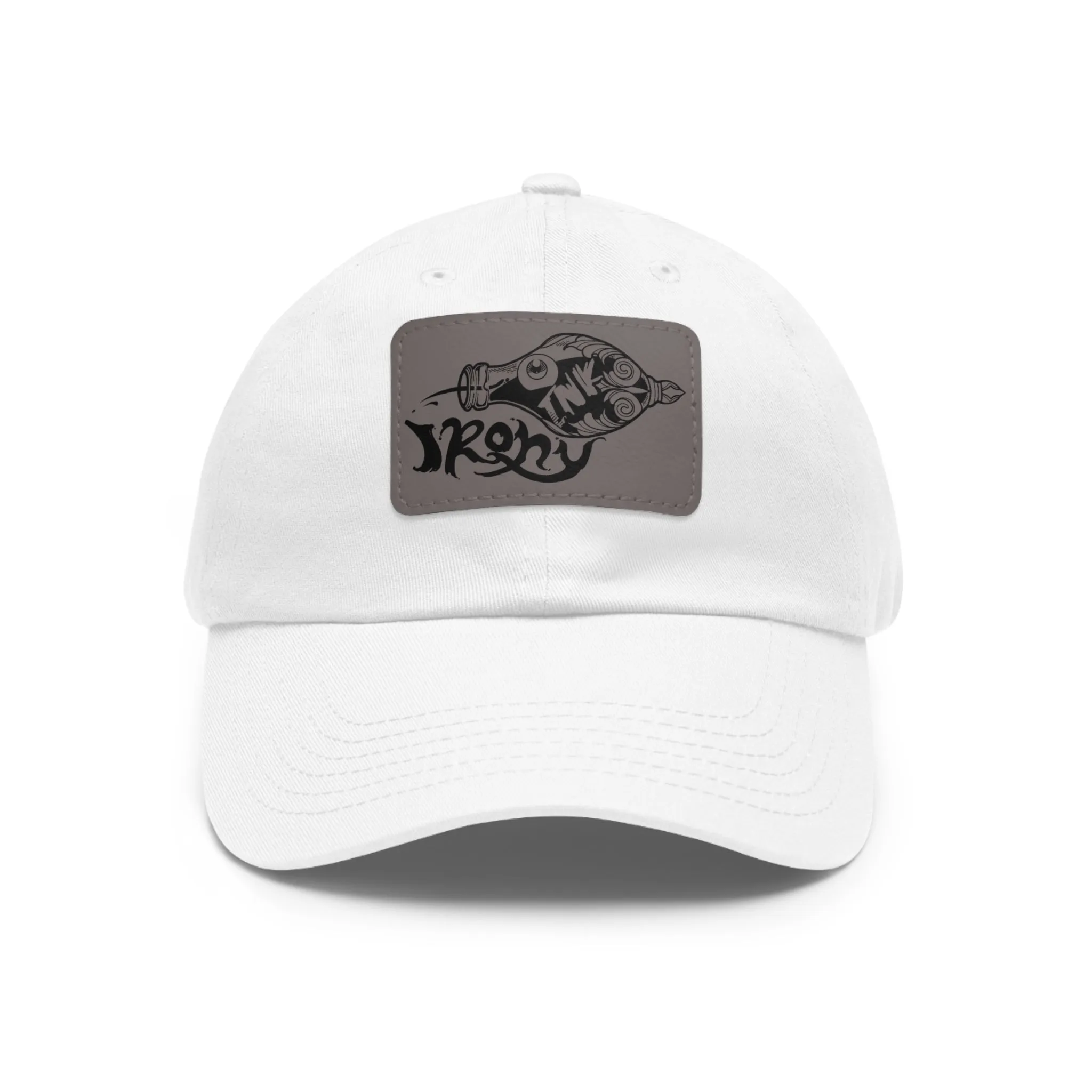 Irony and Ink - Leather Patch Hat
