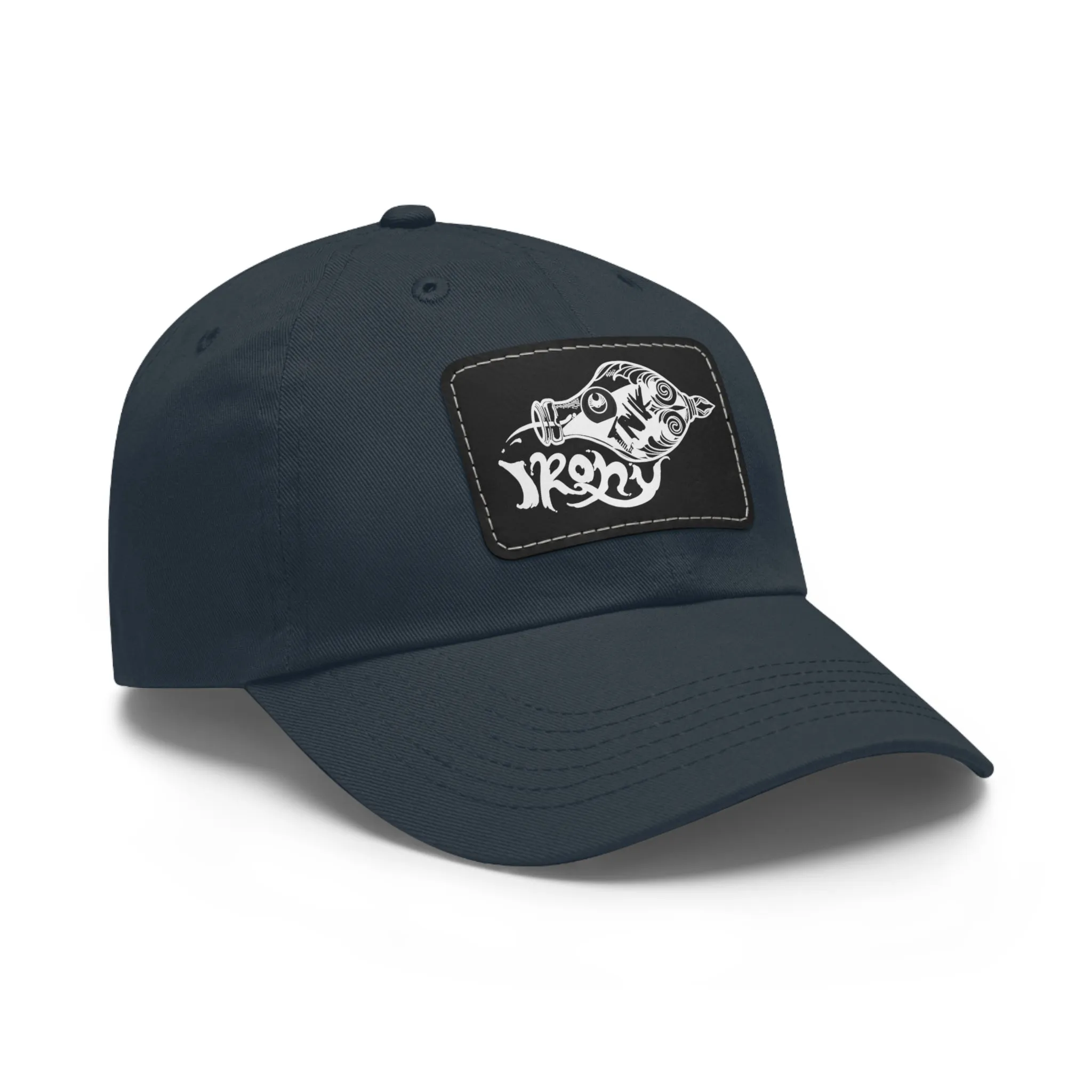 Irony and Ink - Leather Patch Hat