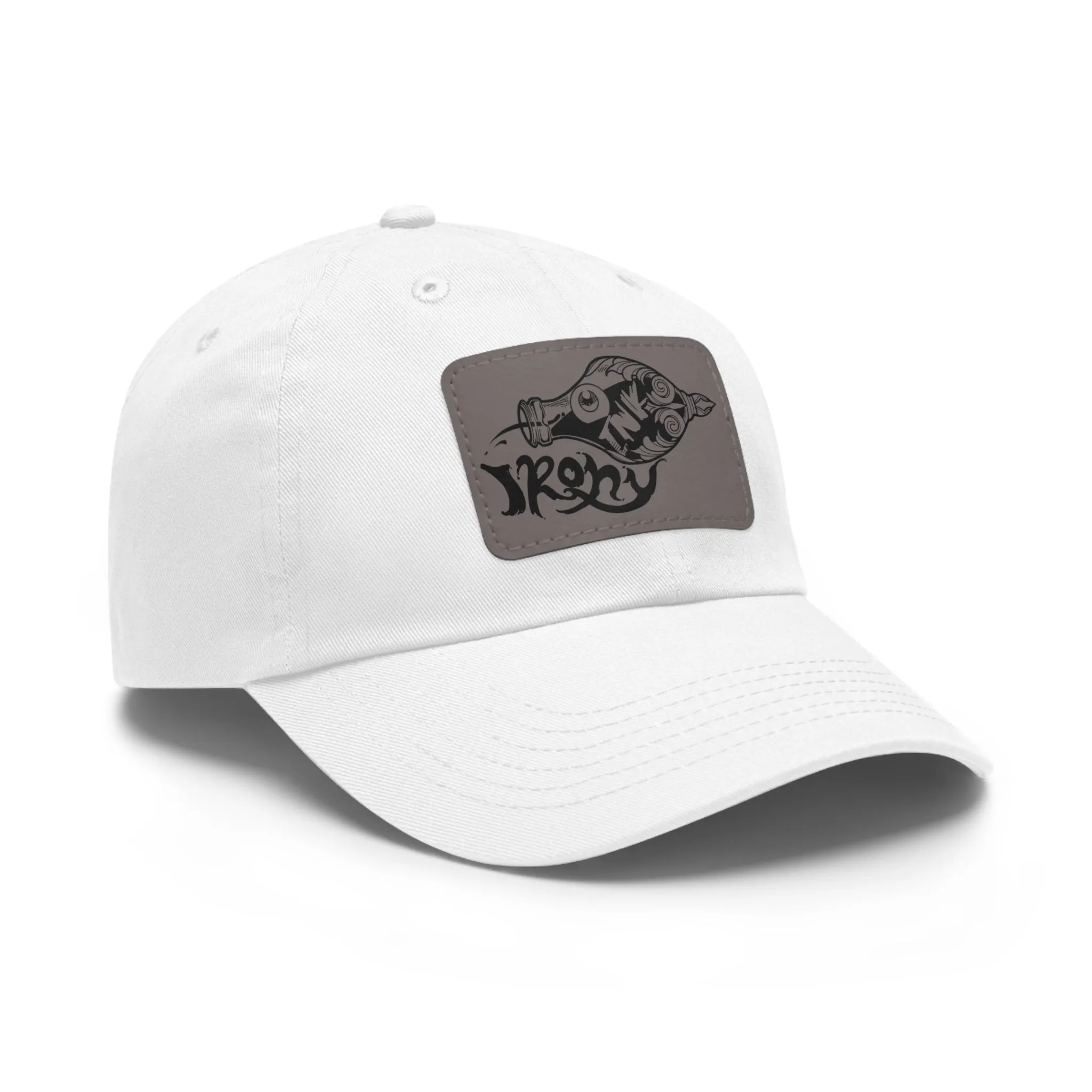 Irony and Ink - Leather Patch Hat