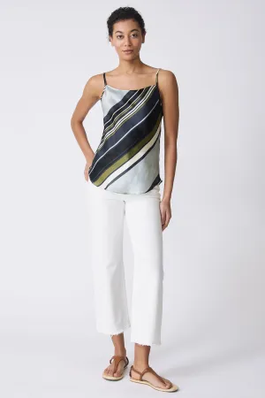 Ivy Cowl Cami - Multi Stripe