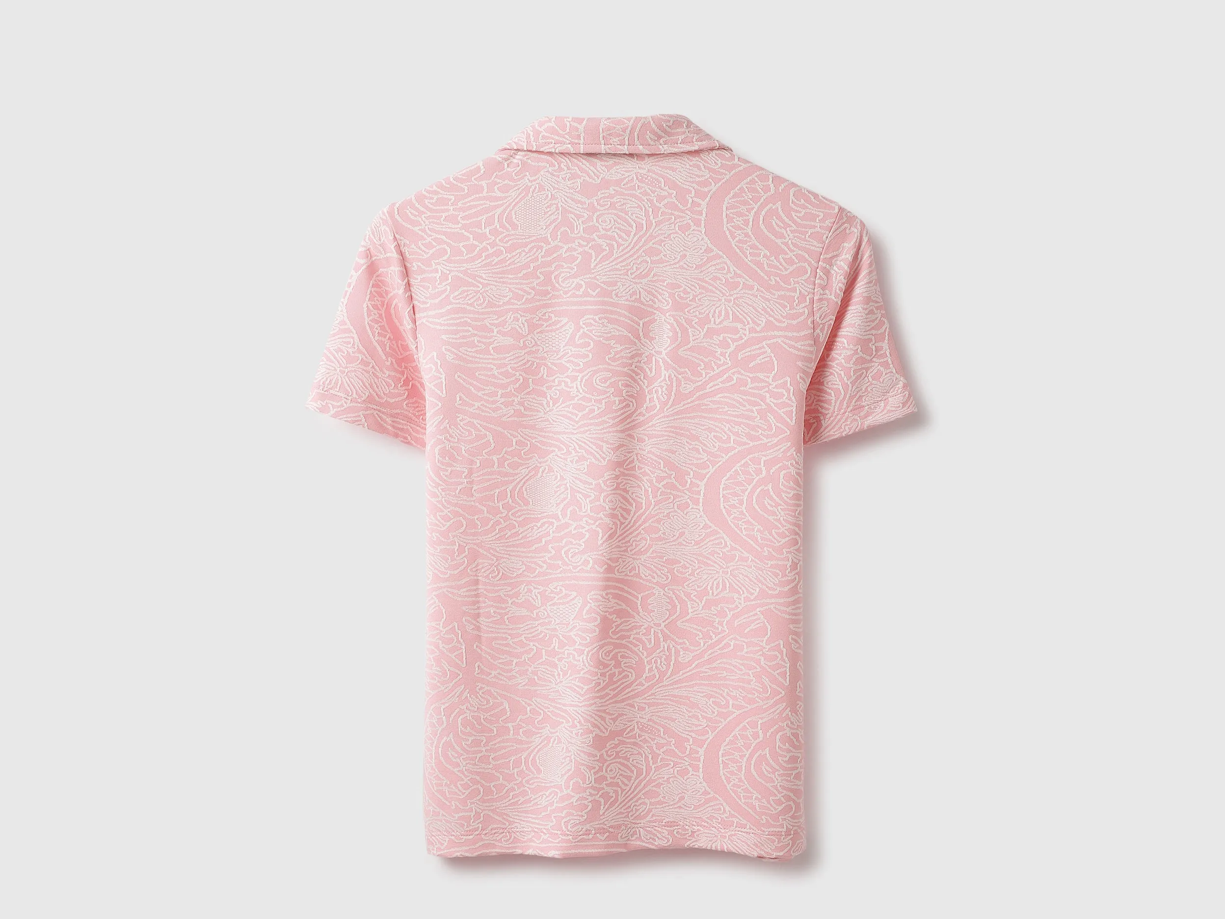 Johny Collar Patterned Polo T-Shirt