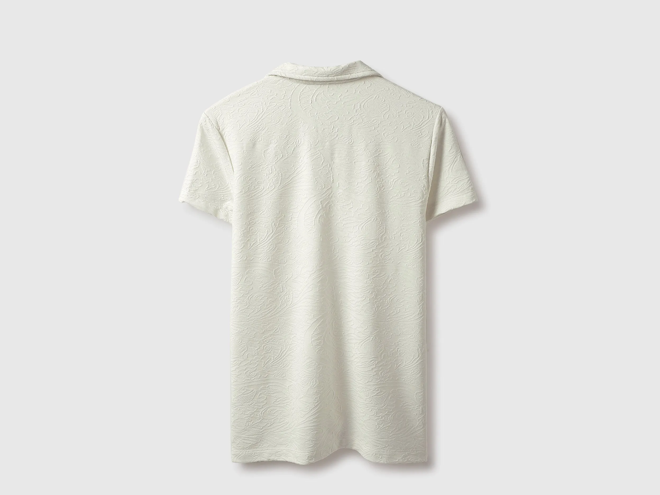Johny Collar Patterned Polo T-Shirt