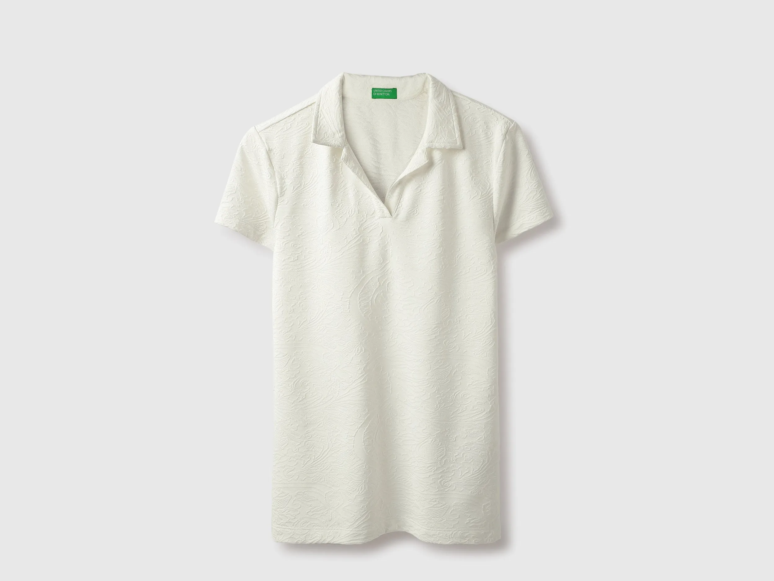 Johny Collar Patterned Polo T-Shirt
