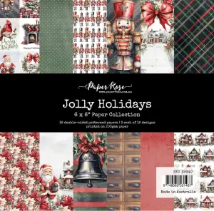 Jolly Holidays 6x6” Paper Collection Paper Rose 32640