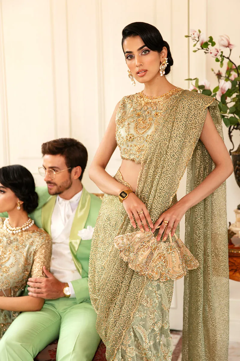 Julie TDL22-07 | Mushq Serendipity Trousseau De Luxe 2022 Luxury Wedding Collection | Embroidered Net Suits
