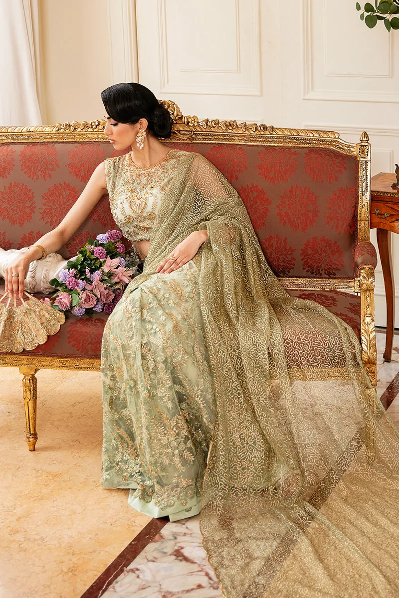 Julie TDL22-07 | Mushq Serendipity Trousseau De Luxe 2022 Luxury Wedding Collection | Embroidered Net Suits