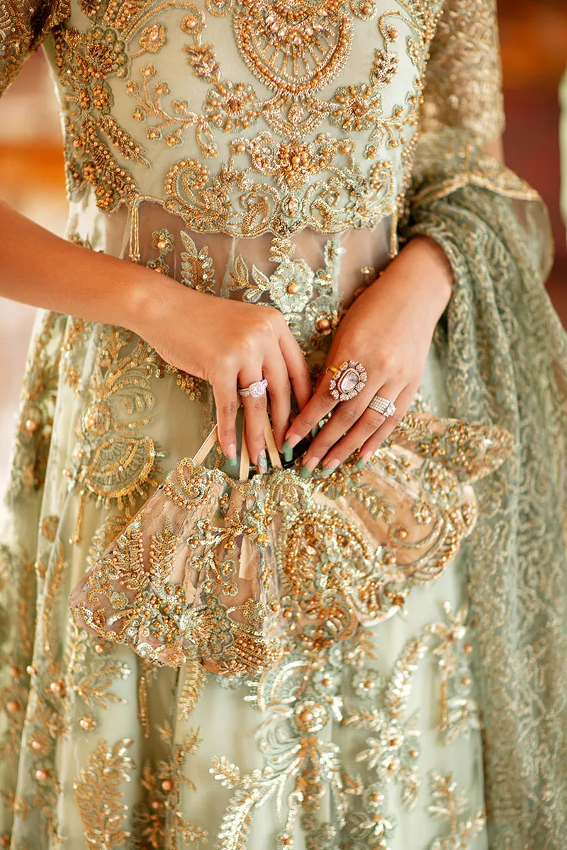 Julie TDL22-07 | Mushq Serendipity Trousseau De Luxe 2022 Luxury Wedding Collection | Embroidered Net Suits