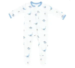 Jurassic Zippered Footie