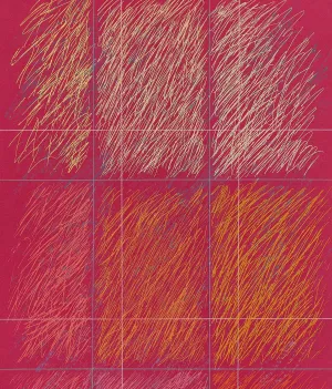 KENNETH NOLAND "ROY" ETCHING, 1990