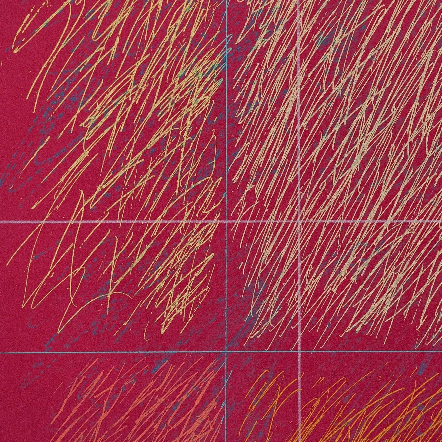 KENNETH NOLAND "ROY" ETCHING, 1990